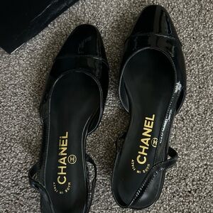 Black Patent Leather Women's Shoes